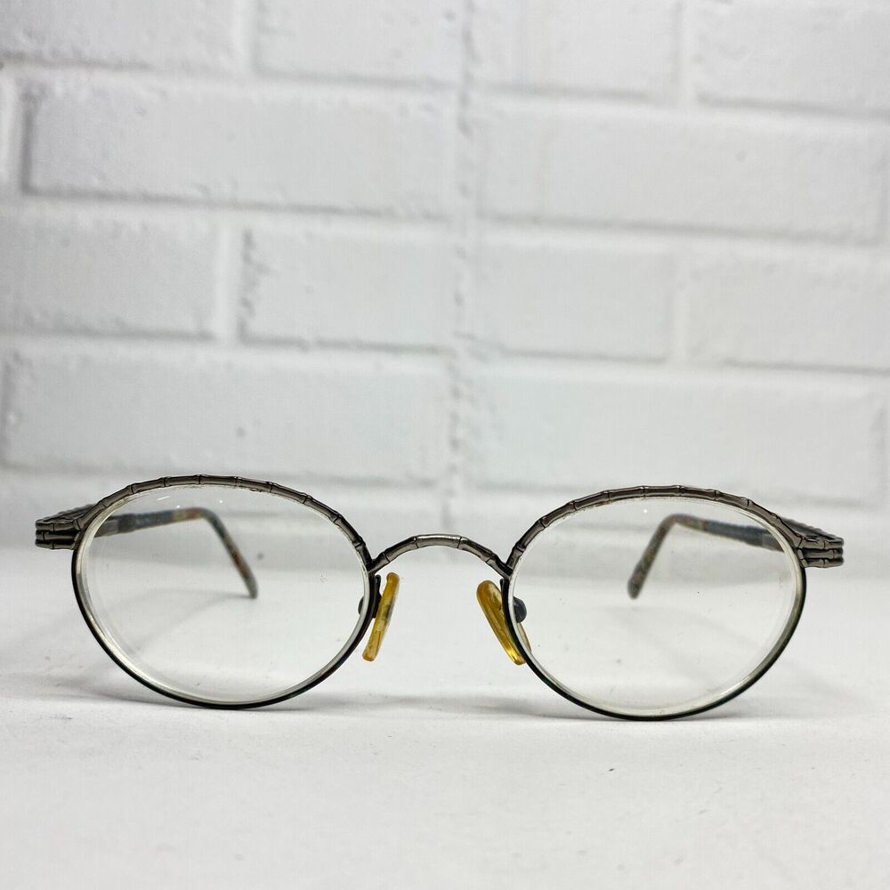 Nicole Miller Senorita 0455 Brown Stripe Eyeglasses Frame 49-20-145 2704